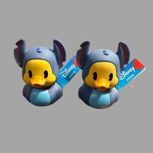 Set of 2 Disney Stitch Rubber Ducks - NWT